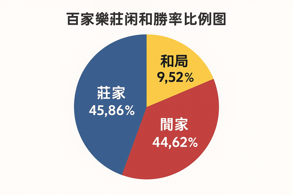 百家樂莊閒勝率統計圖
