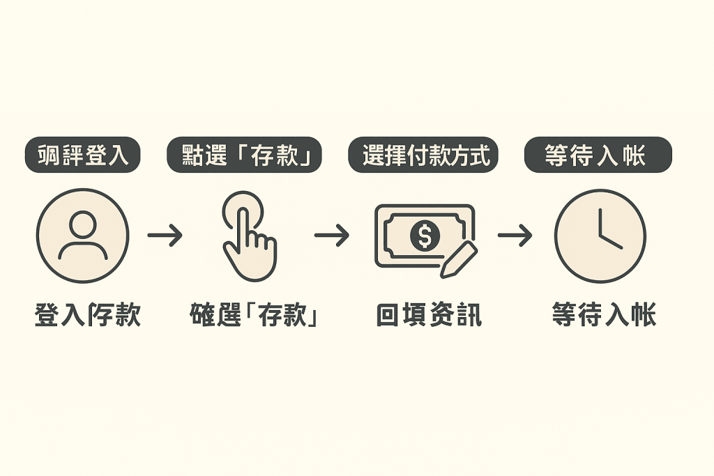 皇朝娛樂存款流程圖解