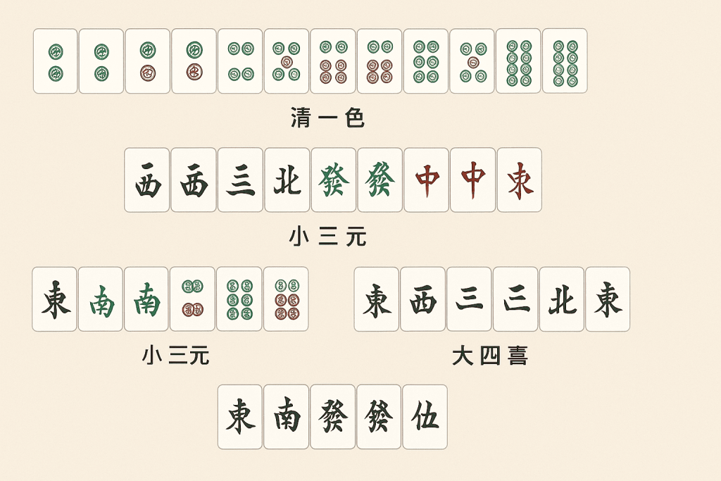香港麻將番數計算圖