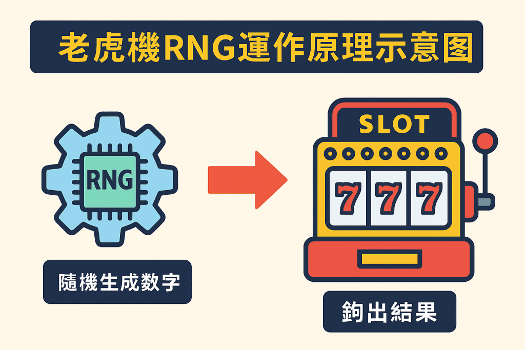 老虎機RNG運作原理示意圖