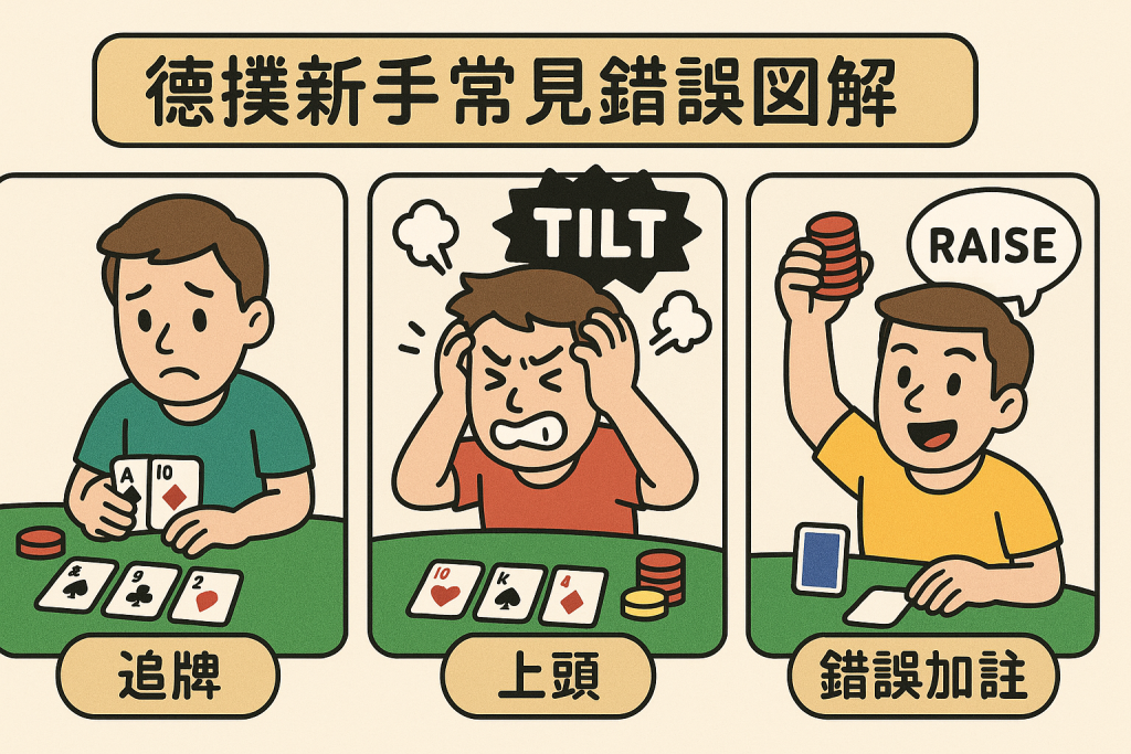 德撲新手常見錯誤圖解